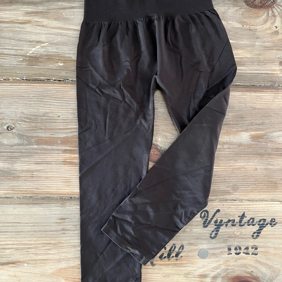 Guess Jeans Ultra Smooth Leggings - Brown, Below Knee - Picture 2 of 4